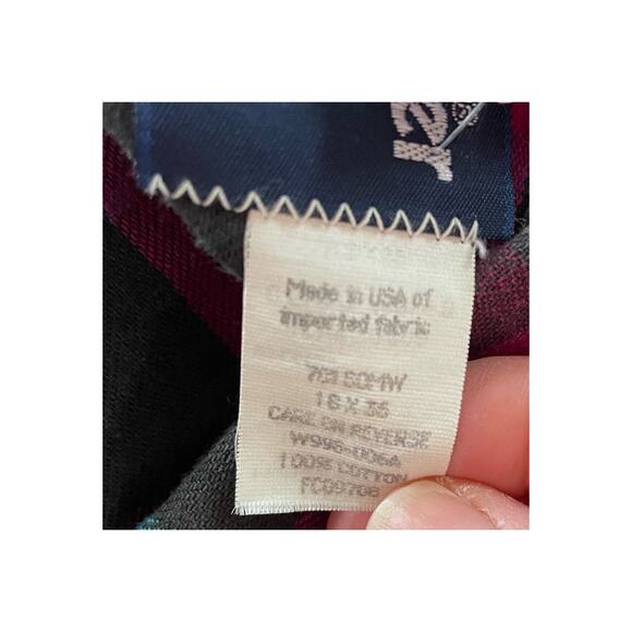 Wrangler Plaid 100% Cotton Made in USA Pearl Snap Shirt, Size 16/35 - Picture 4 of 4